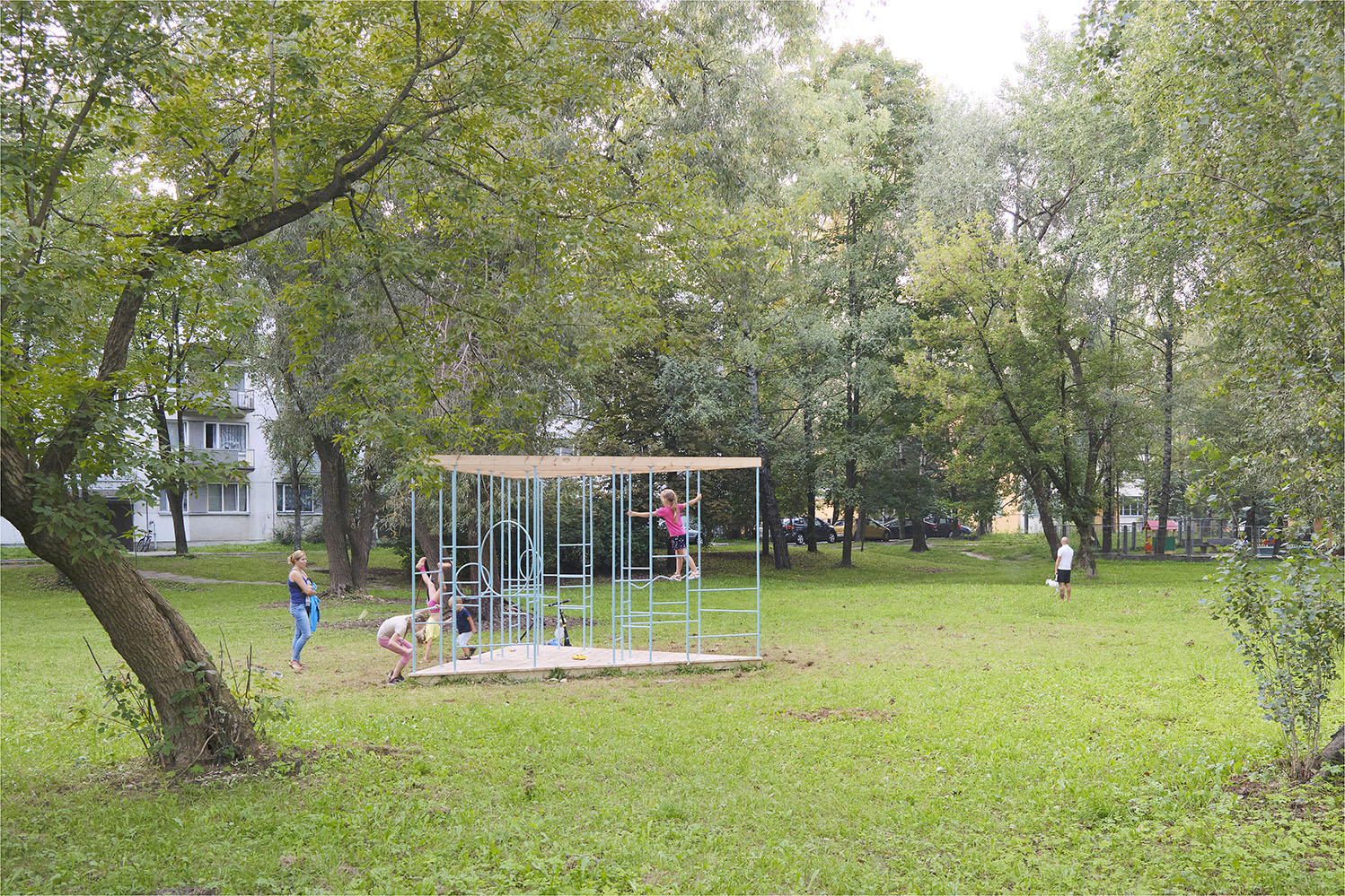 Urbānais spēļu dārzs, instalācija, 2023